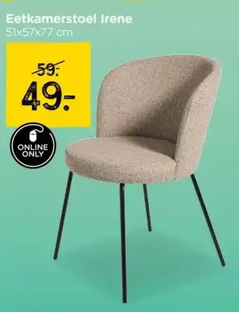 Xenos Eetkamerstoel Irene aanbieding