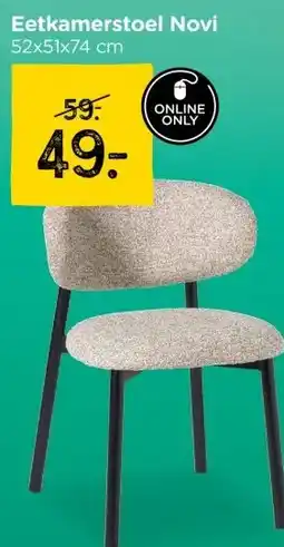 Xenos Eetkamerstoel Novi aanbieding