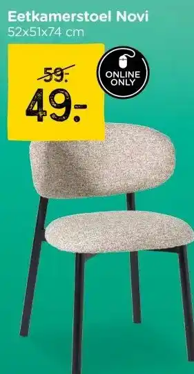 Xenos Eetkamerstoel Novi aanbieding