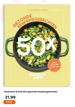 The Read Shop Voedzaam & Snel 50x gezonde eenpansgerechten aanbieding