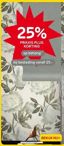 Praxis behang aanbieding