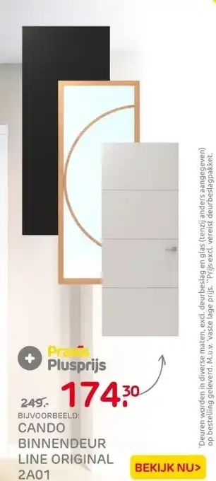 Praxis CanDo Binnendeur Line Original 2A01 - aanbieding