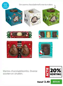 Intratuin Warme-chocoladebombs. Diverse soorten en smaken. aanbieding