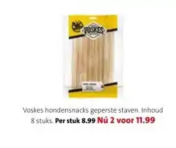 Intratuin Voskes hondensnacks geperste staven. aanbieding