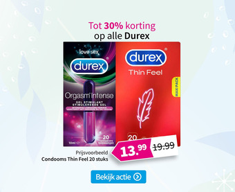 Plein.nl Alle Durex aanbieding