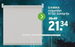GAMMA GAMMA rolgordijn 5732 lichtgrijs aanbieding