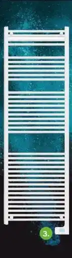 GAMMA 3. Elektrische design radiator Lima wit (1200 W) aanbieding