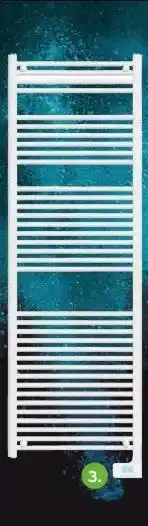 GAMMA 3. Elektrische design radiator Lima wit (1200 W) aanbieding