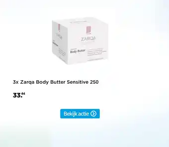 Plein.nl 3x Zarqa Body Butter Sensitive 250 aanbieding