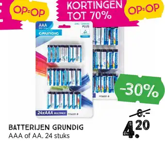 Xenos Batterijen Grundig aanbieding