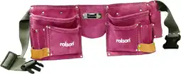 Amazon Rolson 68630 Gereedschapsriem van leer met twee zakken, roze aanbieding