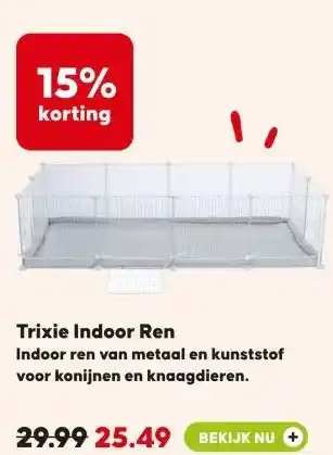 Boerenbond Trixie Indoor Ren aanbieding