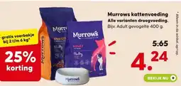 Boerenbond Murrows kattenvoeding Alle varianten droogvoeding. aanbieding