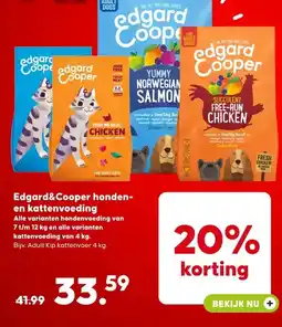 Pets Place Edgard&Cooper honden- en kattenvoeding aanbieding