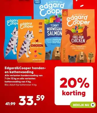 Pets Place Edgard&Cooper honden- en kattenvoeding aanbieding