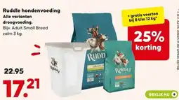 Pets Place Ruddle hondenvoeding Alle varianten droogvoeding. aanbieding