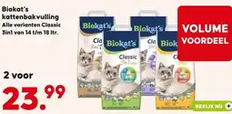 Pets Place Biokat's kattenbakvulling aanbieding