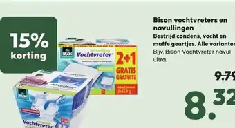 Pets Place Bison vochtvreters en navullingen aanbieding