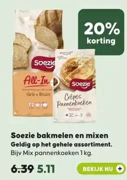 Pets Place Soezie bakmelen en mixen Geldig op het gehele assortiment. aanbieding