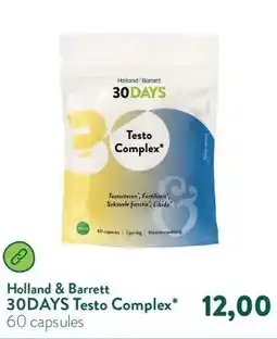 Holland & Barrett 30DAYS Testo Complex* aanbieding