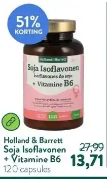 Holland & Barrett Soja Isoflavonen + Vitamine B6 aanbieding