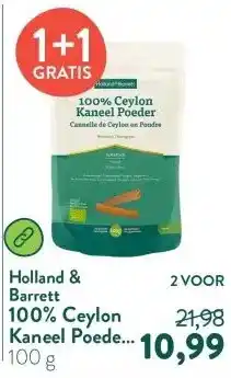 Holland & Barrett 100% Ceylon Kaneel Poeder Biologisch aanbieding