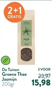 Holland & Barrett Groene Thee Jasmijn aanbieding