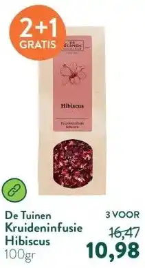 Holland & Barrett Kruideninfusie Hibiscus aanbieding