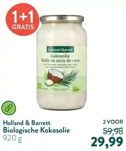 Holland & Barrett Biologische Kokosolie aanbieding
