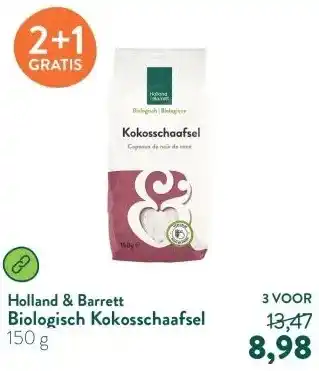 Holland & Barrett Biologisch Kokosschaafsel aanbieding
