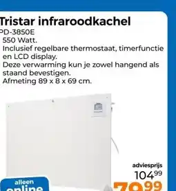 Trekpleister Tristar infraroodkachel aanbieding