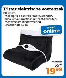 Trekpleister Tristar elektrische voetenzak aanbieding