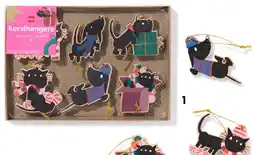 HEMA Houten kersthangers Takkie en Siepie aanbieding