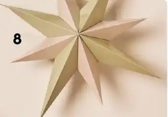 HEMA Papieren ster met ledverlichting aanbieding