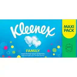 Etos Kleenex Tissues Family Box 128 stuks aanbieding