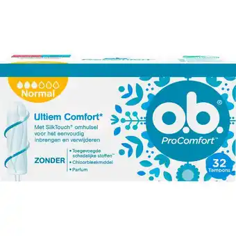 Etos o.b. ProComfort Normal 32 stuks aanbieding