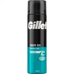 Etos Gillette Classic Sensitive Scheergel Gevoelige Huid 200 ML aanbieding