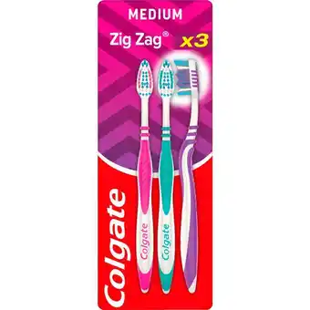 Etos Colgate ZigZag Medium Tandenborstels - 3 stuks aanbieding