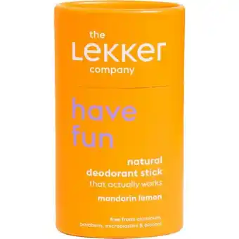 Etos The Lekker Company Have Fun Deodorant Stick 40 GR aanbieding