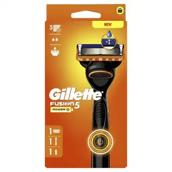 Etos Gillette Fusion5 Power Scheersysteem Met 1 Navulmesje aanbieding