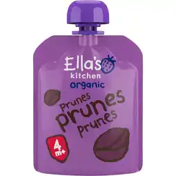 Etos Ella's Kitchen Pruimen Biologisch Knijpfruit 4+ Maanden 70 GR aanbieding