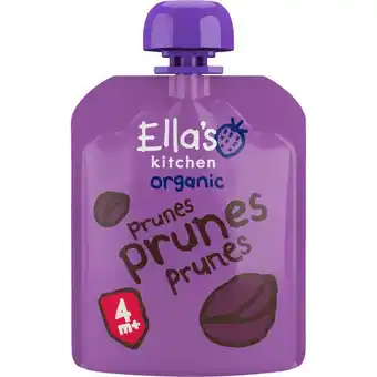 Etos Ella's Kitchen Pruimen Biologisch Knijpfruit 4+ Maanden 70 GR aanbieding