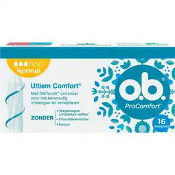 Etos o.b. ProComfort Normal 16 stuks aanbieding
