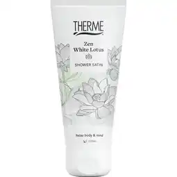 Etos Therme Zen White Lotus Shower Satin 200 ML aanbieding