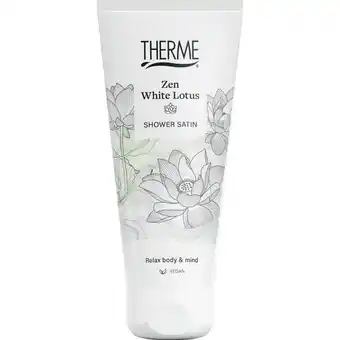 Etos Therme Zen White Lotus Shower Satin 200 ML aanbieding