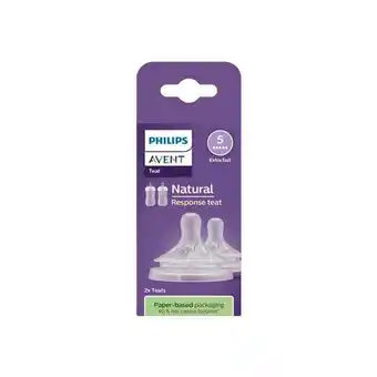 Etos Avent Flesspeen Natural SCY965/02 6,0 T5 2 stuks aanbieding