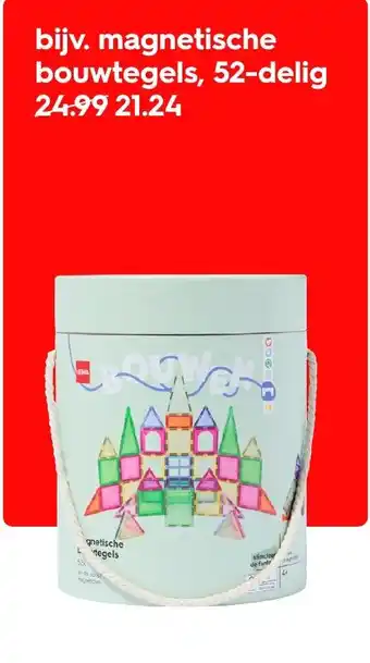 HEMA Magnetische bouwtegels aanbieding