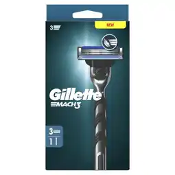 Etos Gillette Mach3 Scheersysteem Met 3 Navulmesjes aanbieding