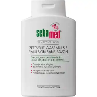 Etos Sebamed Zeepvrije Wasemulsie 500 ML aanbieding