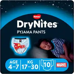 Etos DryNites Disney Luierbroekjes Jongens 4 Tot 7 Jaar (17 - 30 kg) 10 stuks aanbieding